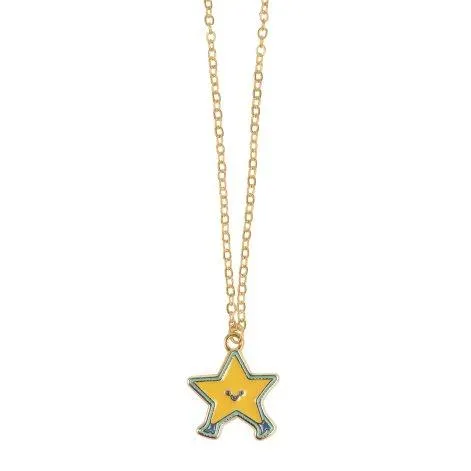 Necklace Dancing Star yellow - tinycottons