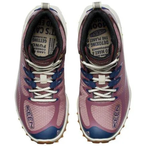 Chaussures de randonnée pour femmes Zionic Mid WP nostalgia rose/peach parfait - Keen