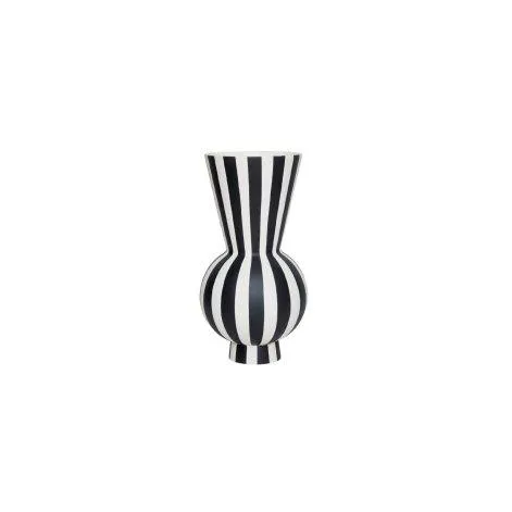 Toppu vase 28 cm, black/white - OYOY