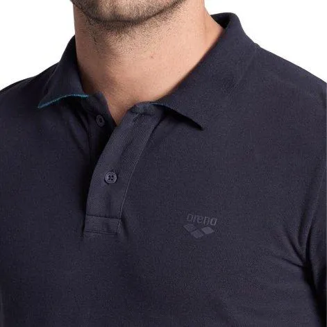  Polo Solid navy/turquoise - arena