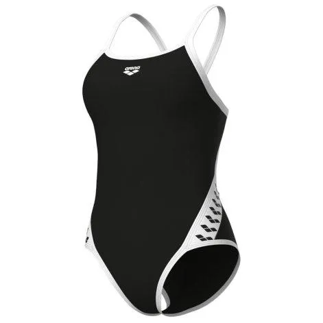 Arena Icons Super Fly Back Solid black/white swimsuit - arena