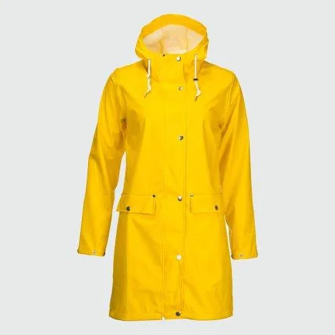 Women's raincoat Kiara lemon chrome - rukka