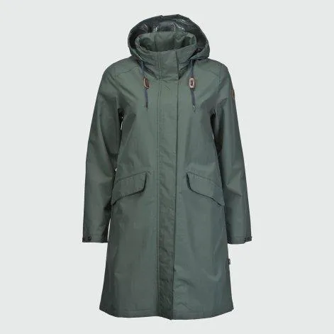 Ladies raincoat Isla darkest spruce - rukka