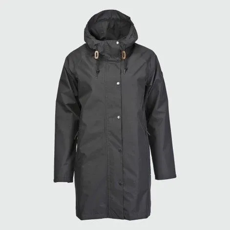 Manteau de pluie pour femme Travelcoat black - rukka