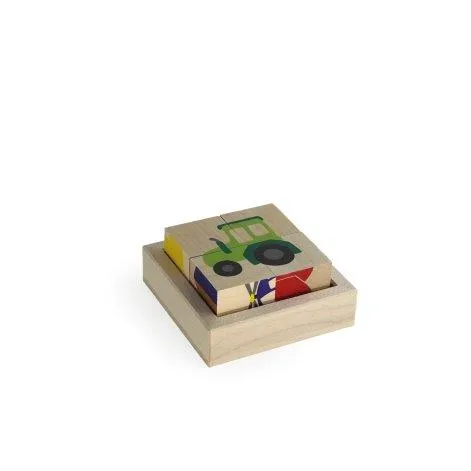 Puzzle à cubes Buebä multicolore - Kiener
