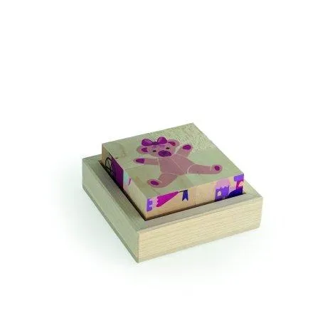 Puzzle à cubes Meitschi multicolore - Kiener