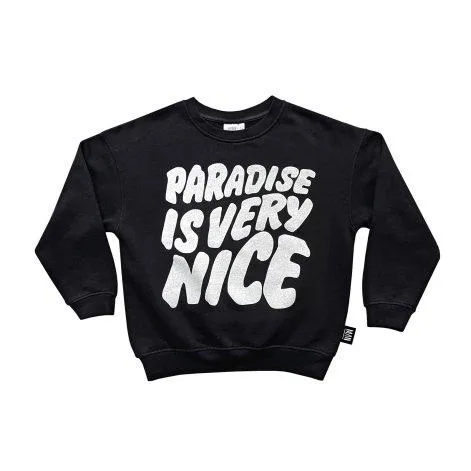 Sweater Paradise Is Very Nice Midnight Black - Little Man Happy