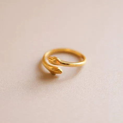 Finger ring arms gold - Claudia Nabholz