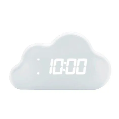 Digital Alarm Clock Cloud White - Lalarma Copenhagen