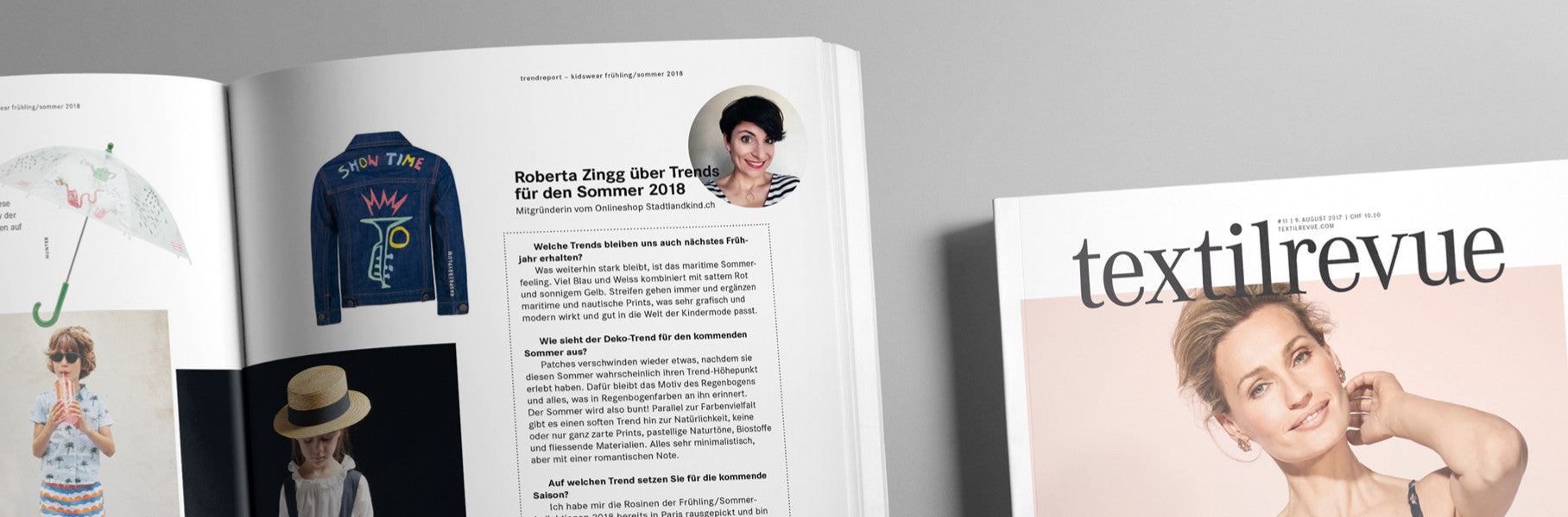 Textilrevue: Roberta über Trends für den Sommer 2018