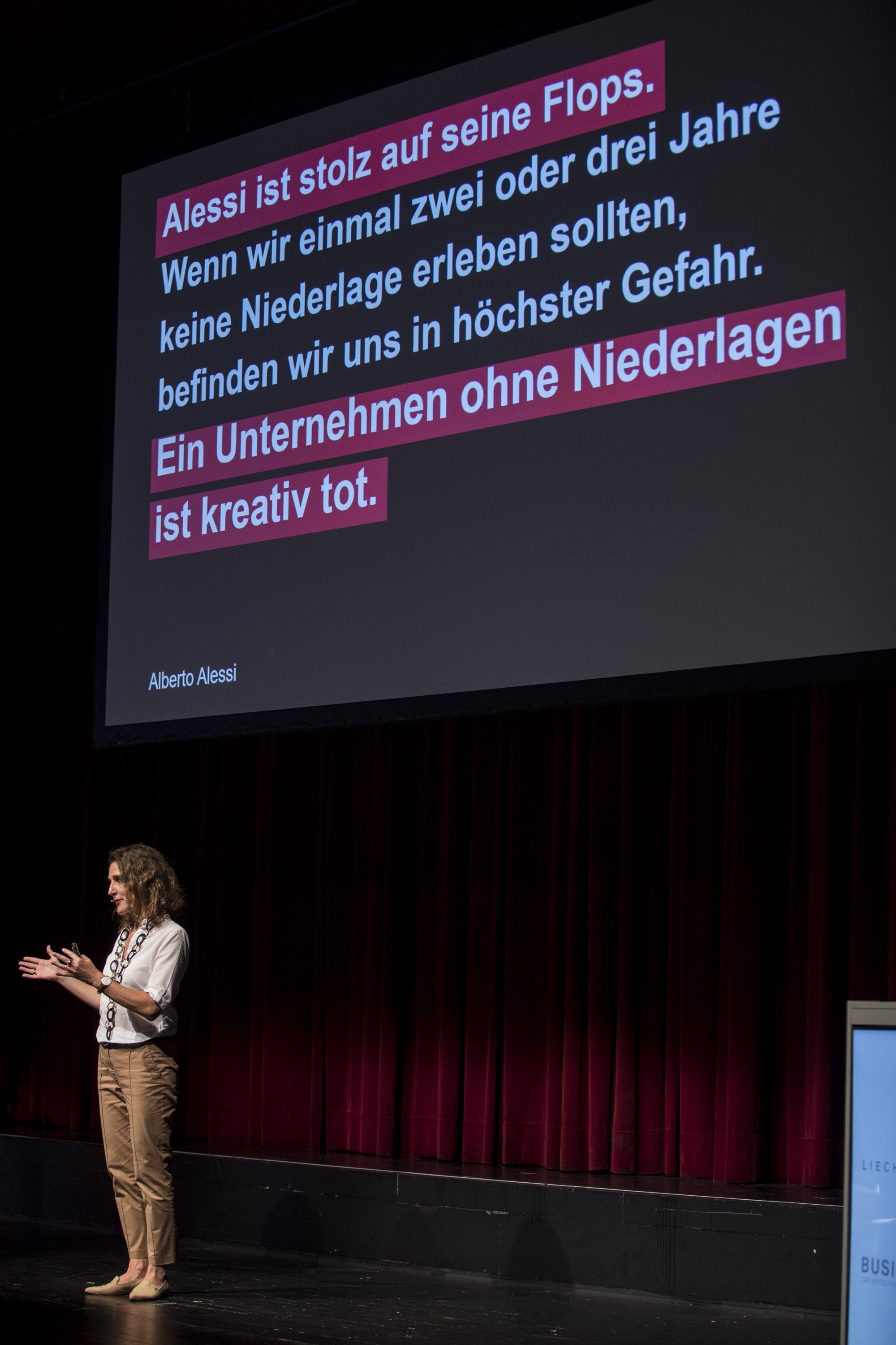 Stadtlandkind am Businesstag Liechtenstein