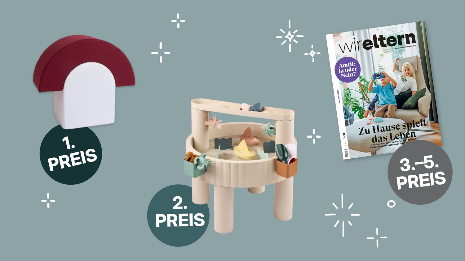 Weihnachtsverlosung mit wir eltern