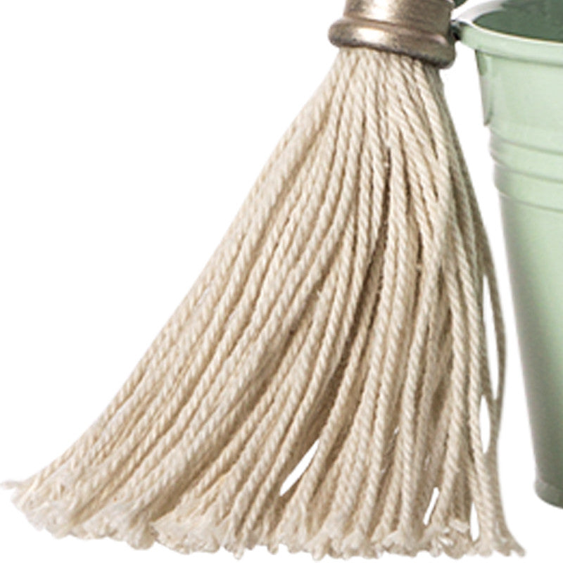 Maileg mouse bucket and mop for doll's house