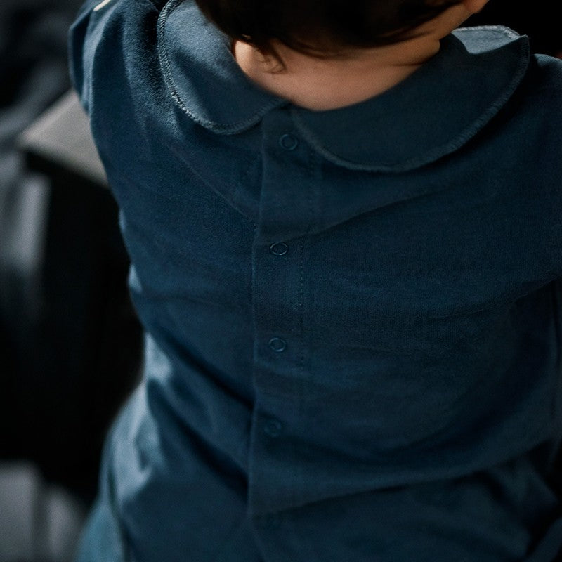 Baby Shirt Blue Grey