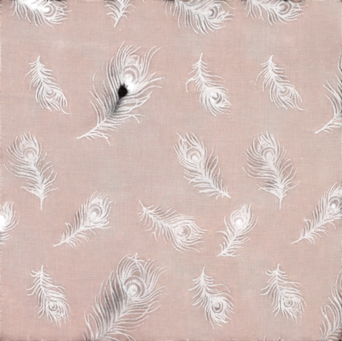 Leinen-Schal Pfauenauge Nude