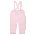 Trägerhose Merinowolle rosa