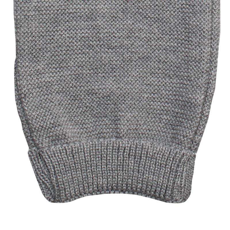 Trägerhose Merinowolle grau-mélange