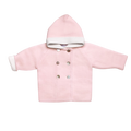 Coat merino wool pink