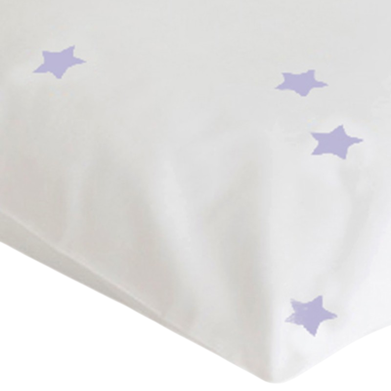 Pillowcase 50 x 70 stars purple
