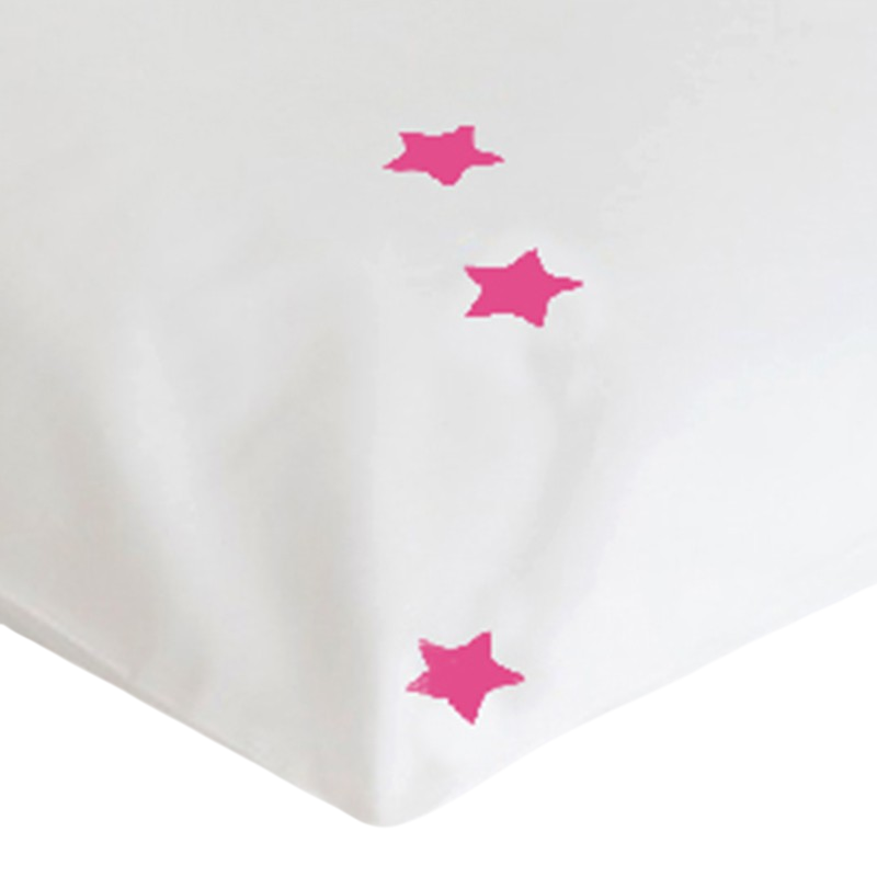 Cushion cover 65 x 65 stars pink