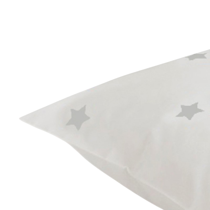 Pillowcase 65 x 100 stars gray