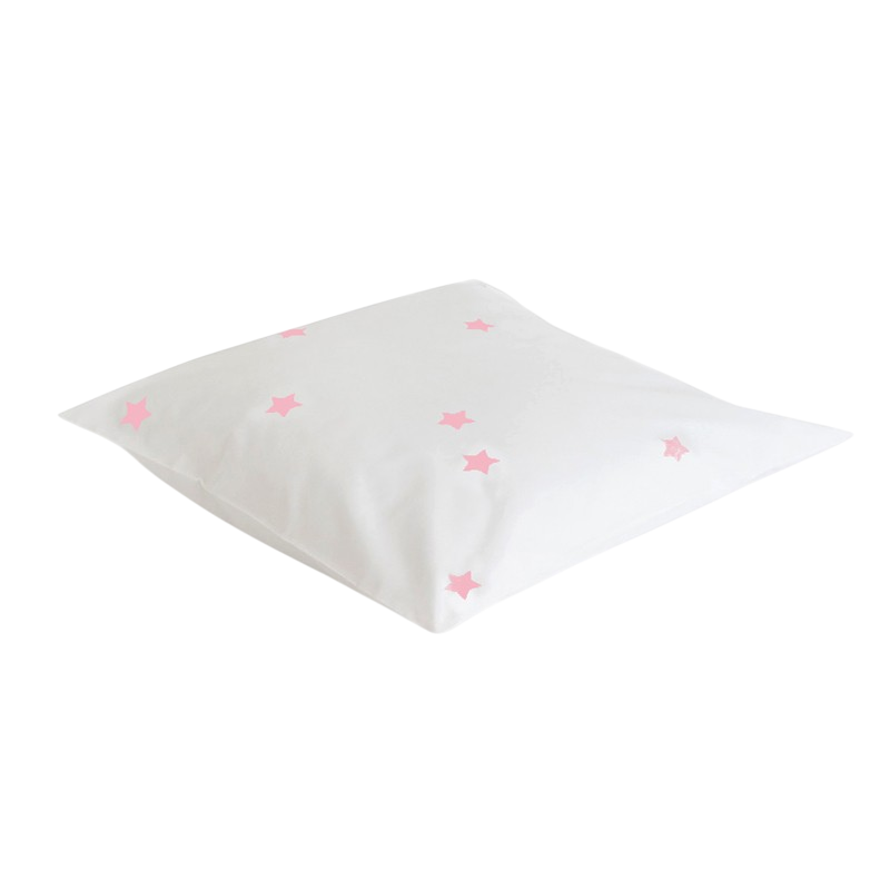 Pillowcase 65 x 100 stars rosé