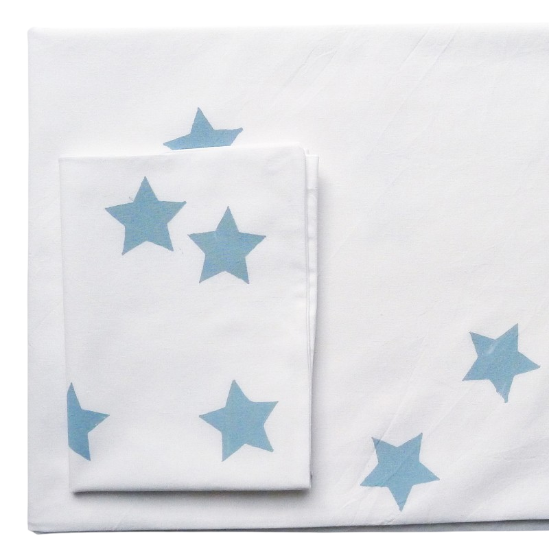 Comforter cover 90 x 120 stars blue