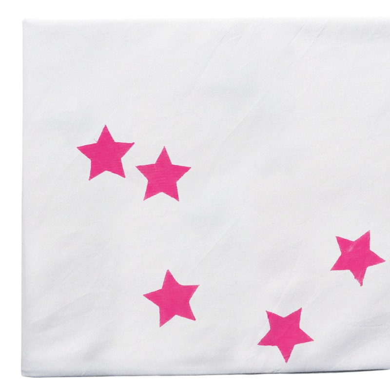 Comforter cover 90 x 120 stars pink