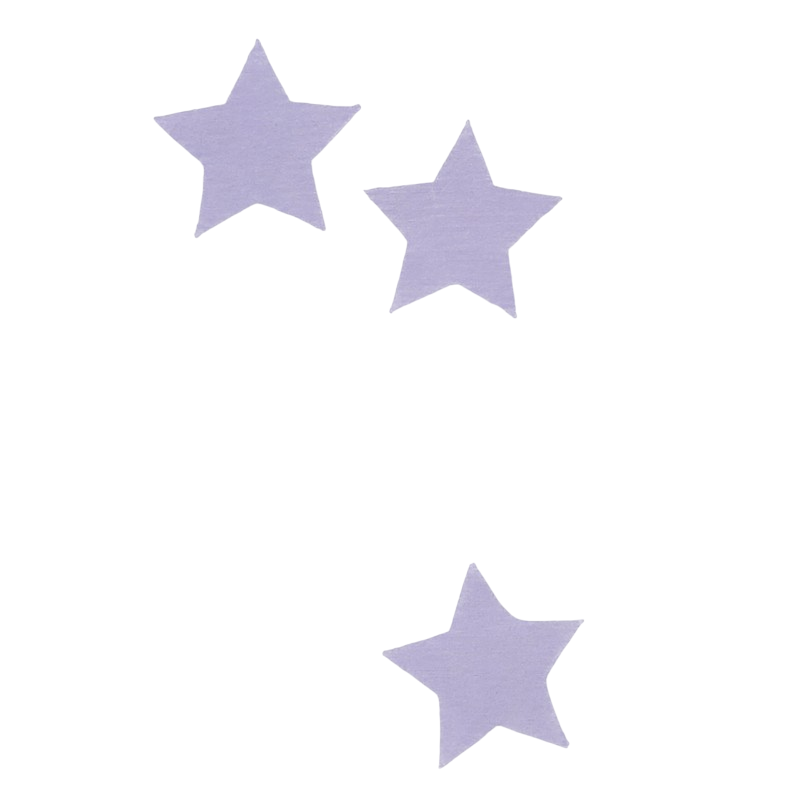 Comforter cover 90 x 120 stars purple