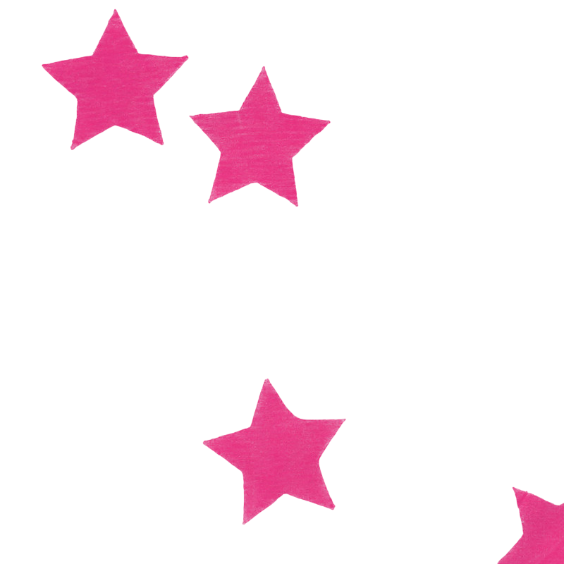 Comforter cover 160 x 210 stars pink