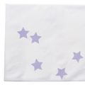 Housse de couette 160 x 210, motif étoiles, violet