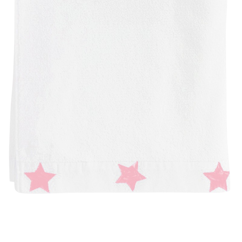 Bath towel stars rosé