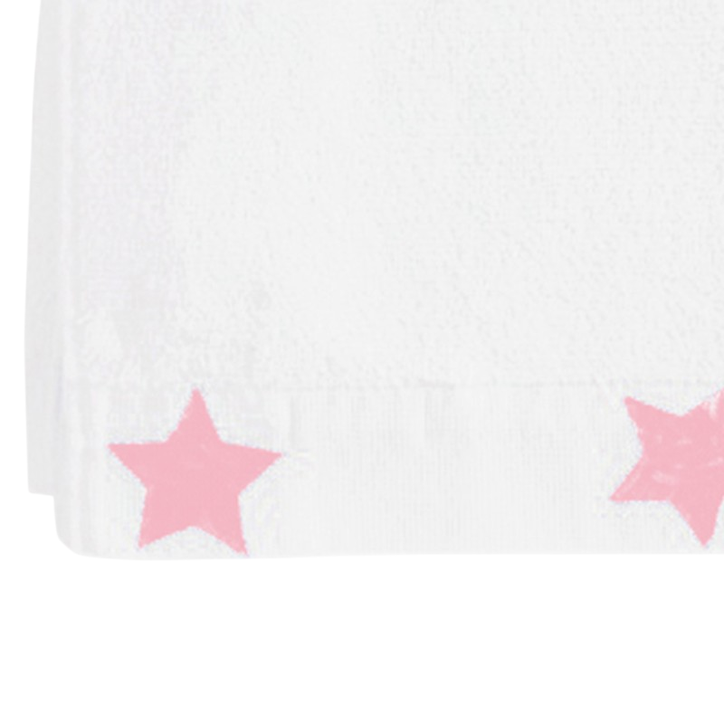Bath towel stars rosé