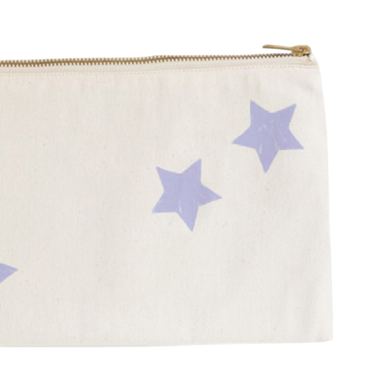 Necessaire stars purple