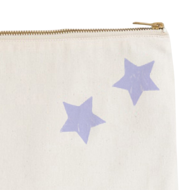 Necessaire stars purple
