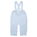 Trägerhose Merinowolle hellblau