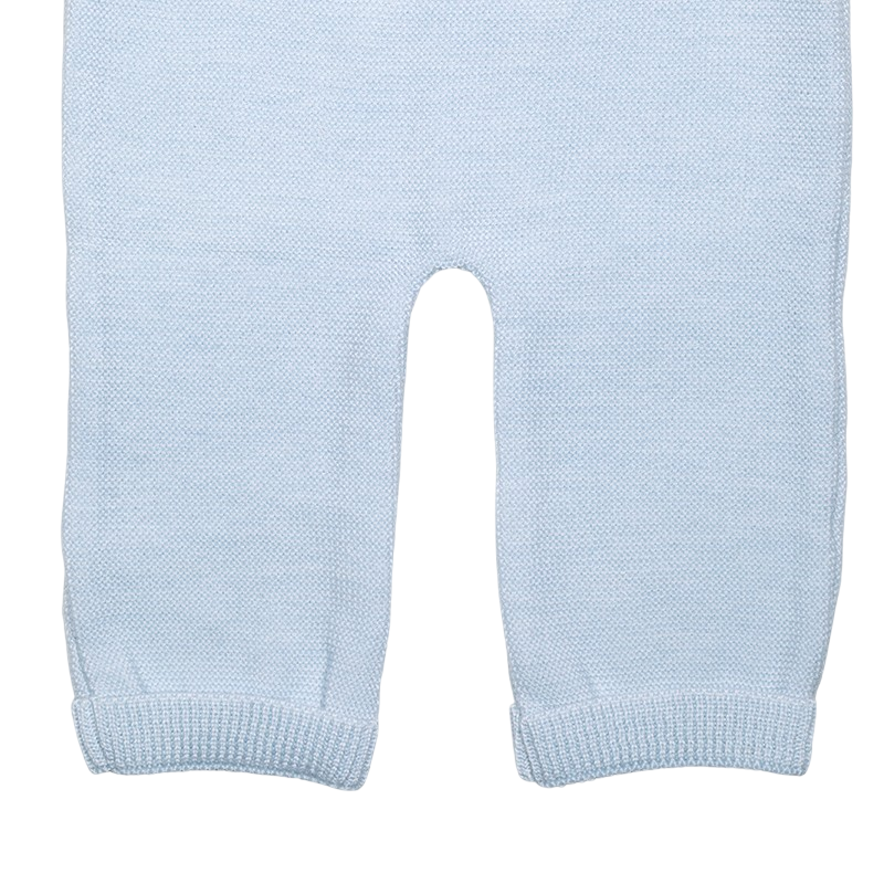 Trägerhose Merinowolle hellblau