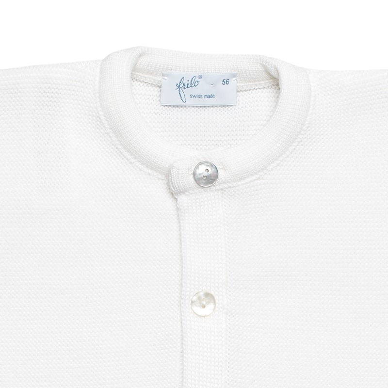 Baby jacket merino wool wool white