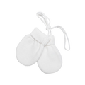 Moufles laine mérinos blanche