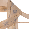Woll-Schal Schneeflocke beige