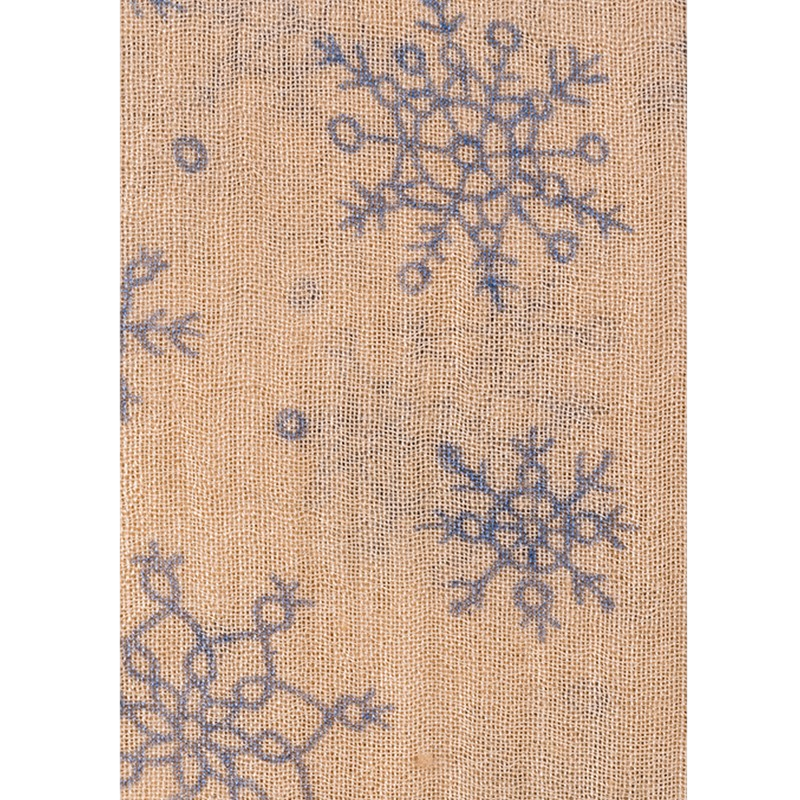 Woll-Schal Schneeflocke beige