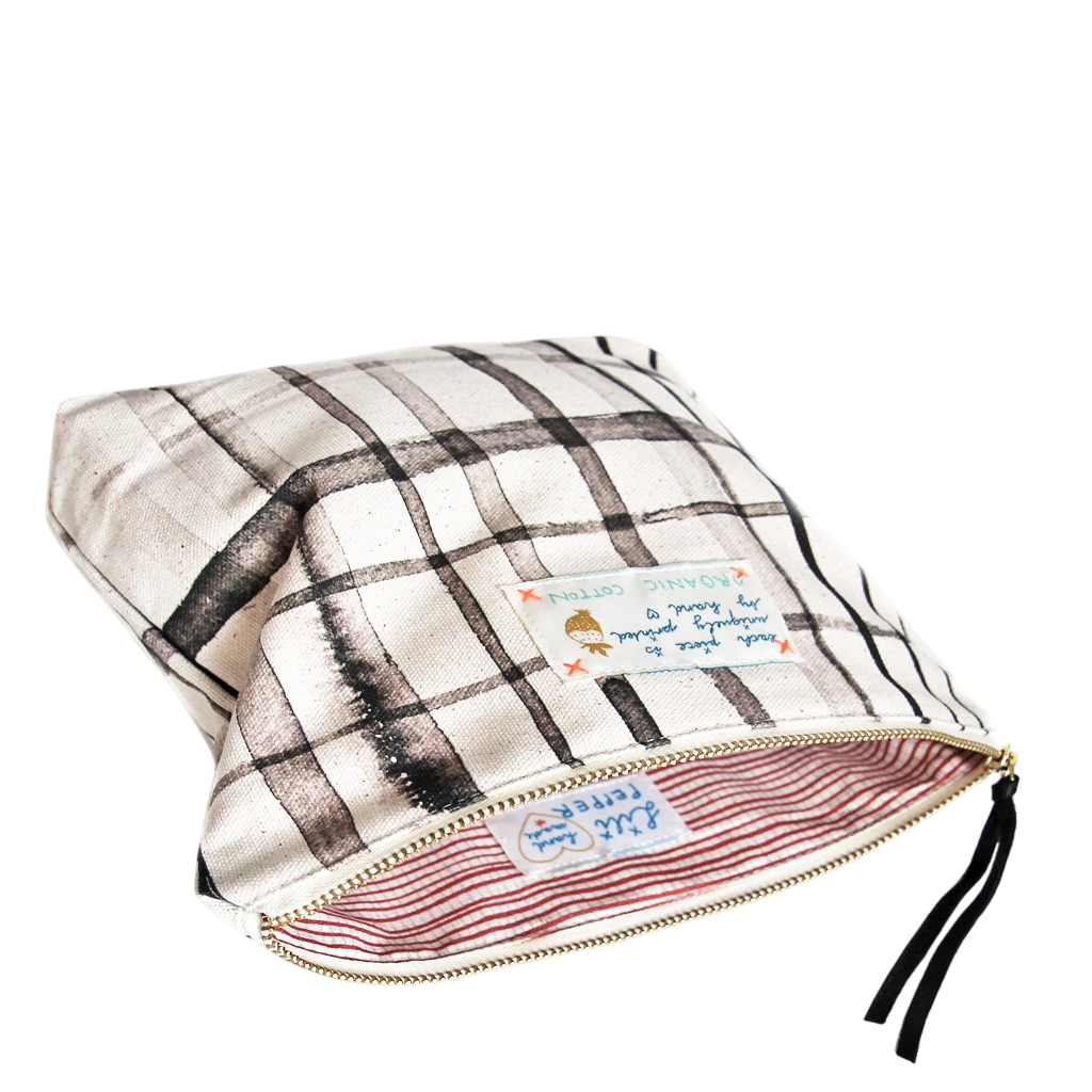 Pochette "My Black Check" Small