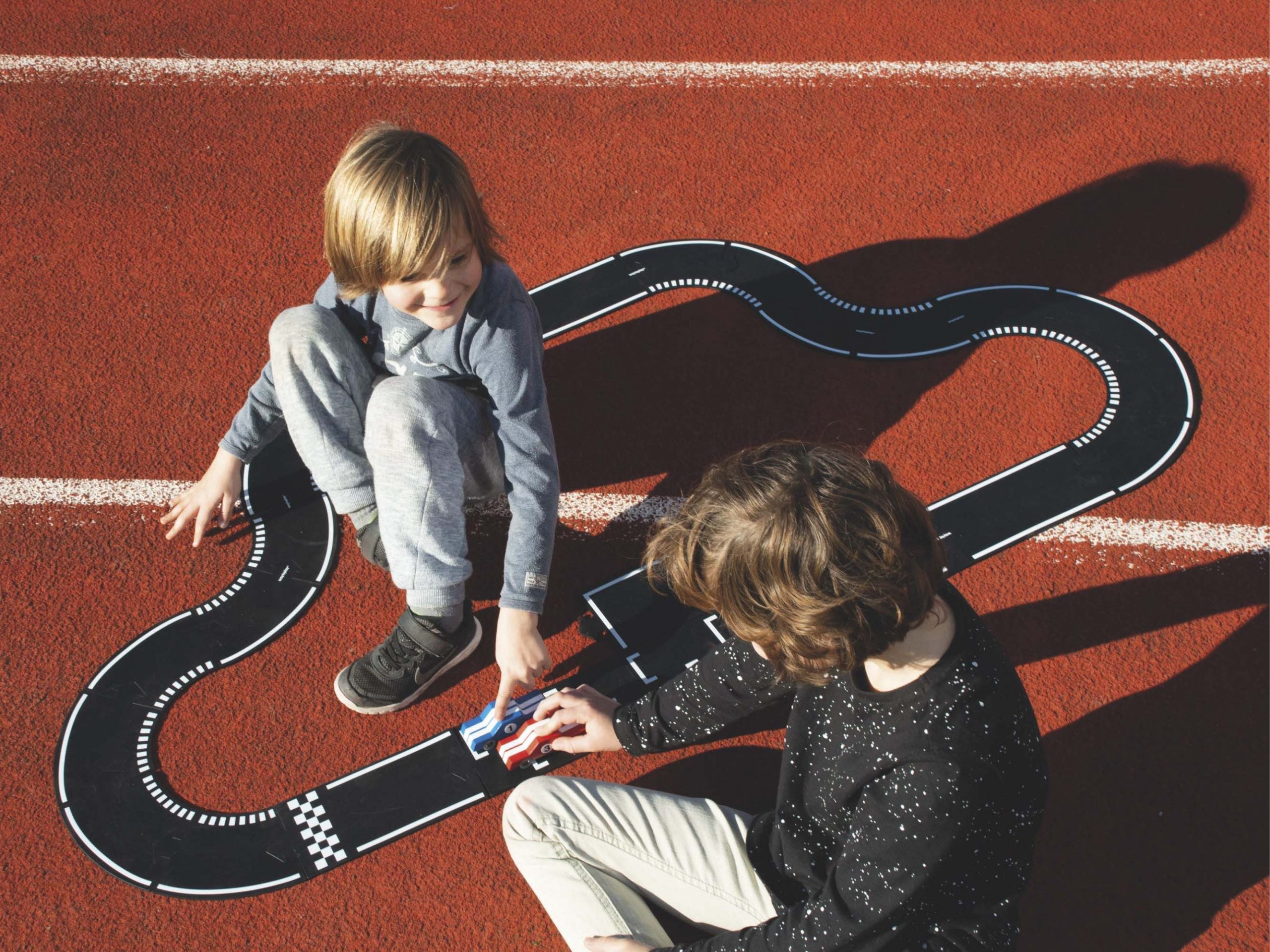 Road construction set Grand Prix Race Tracks (24 parts)