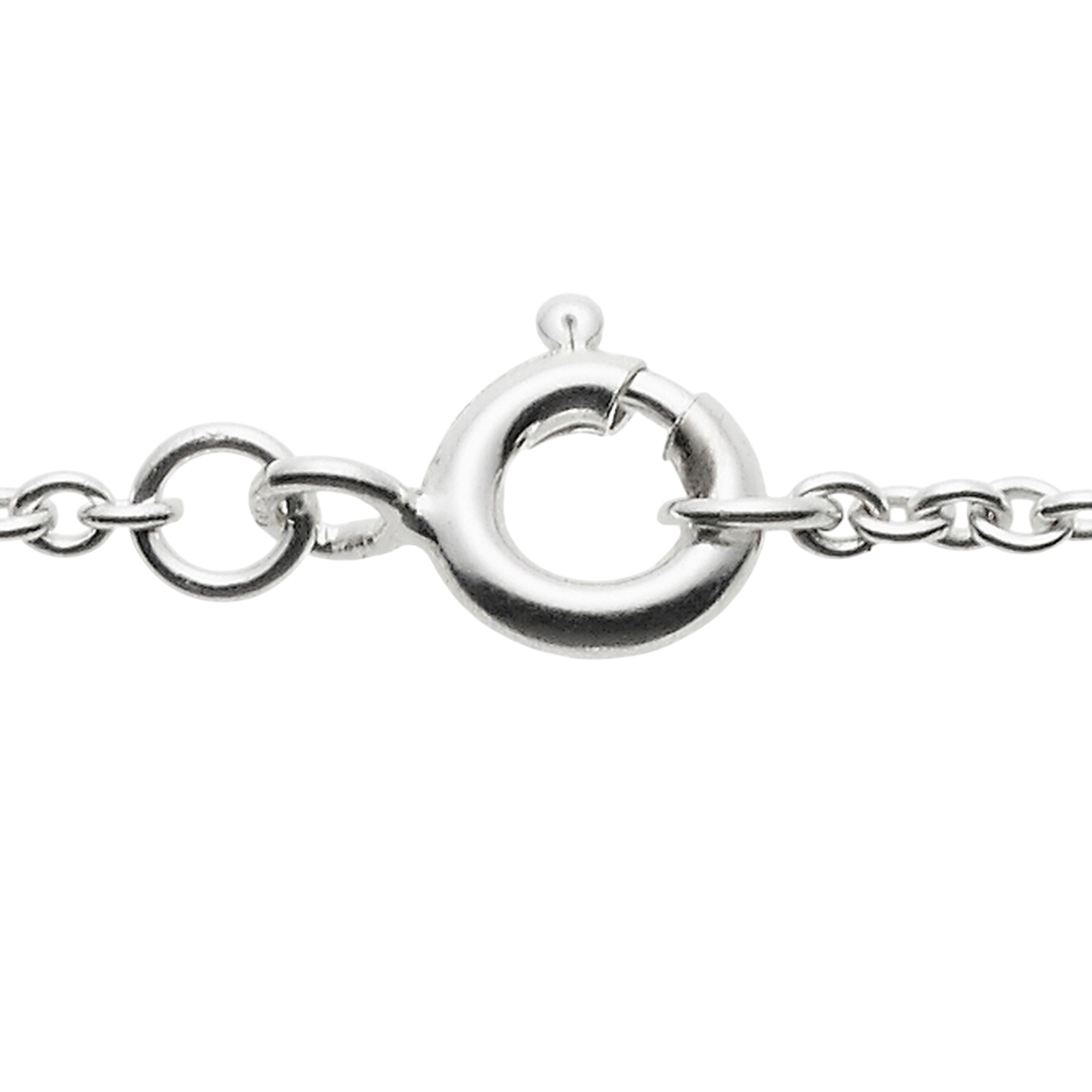 Collier avec 8 pierres Amazonith et pendentif escargot, argent