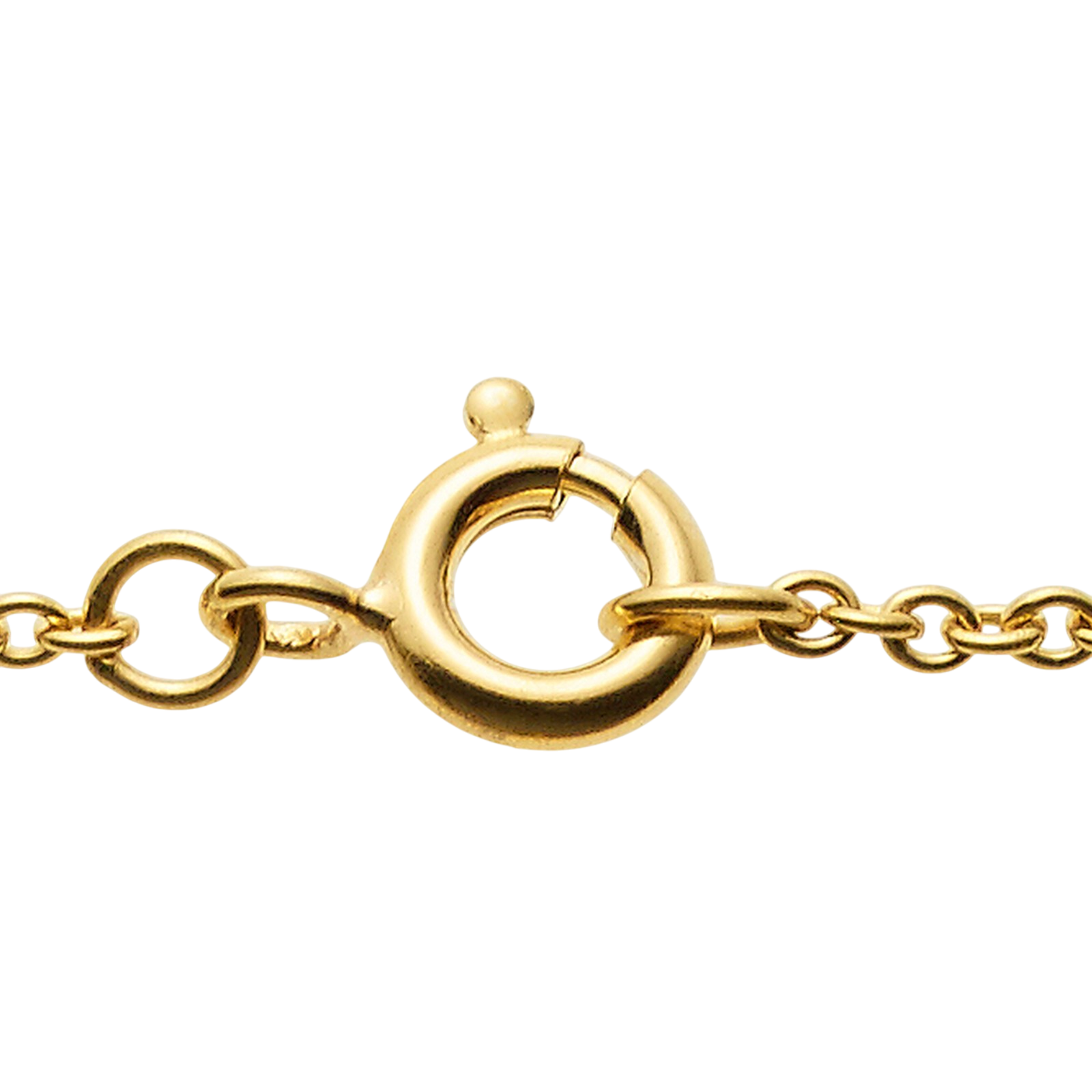 Collier 50cm doré avec pendentif coquillage