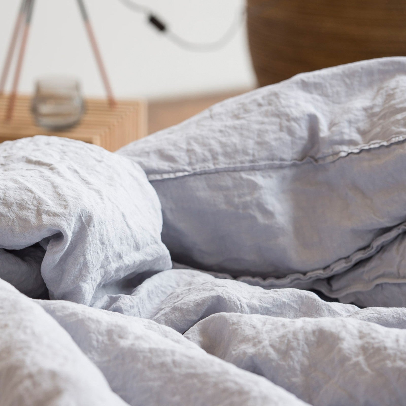 Linus plain, light gray Pillowcase 50x70 cm