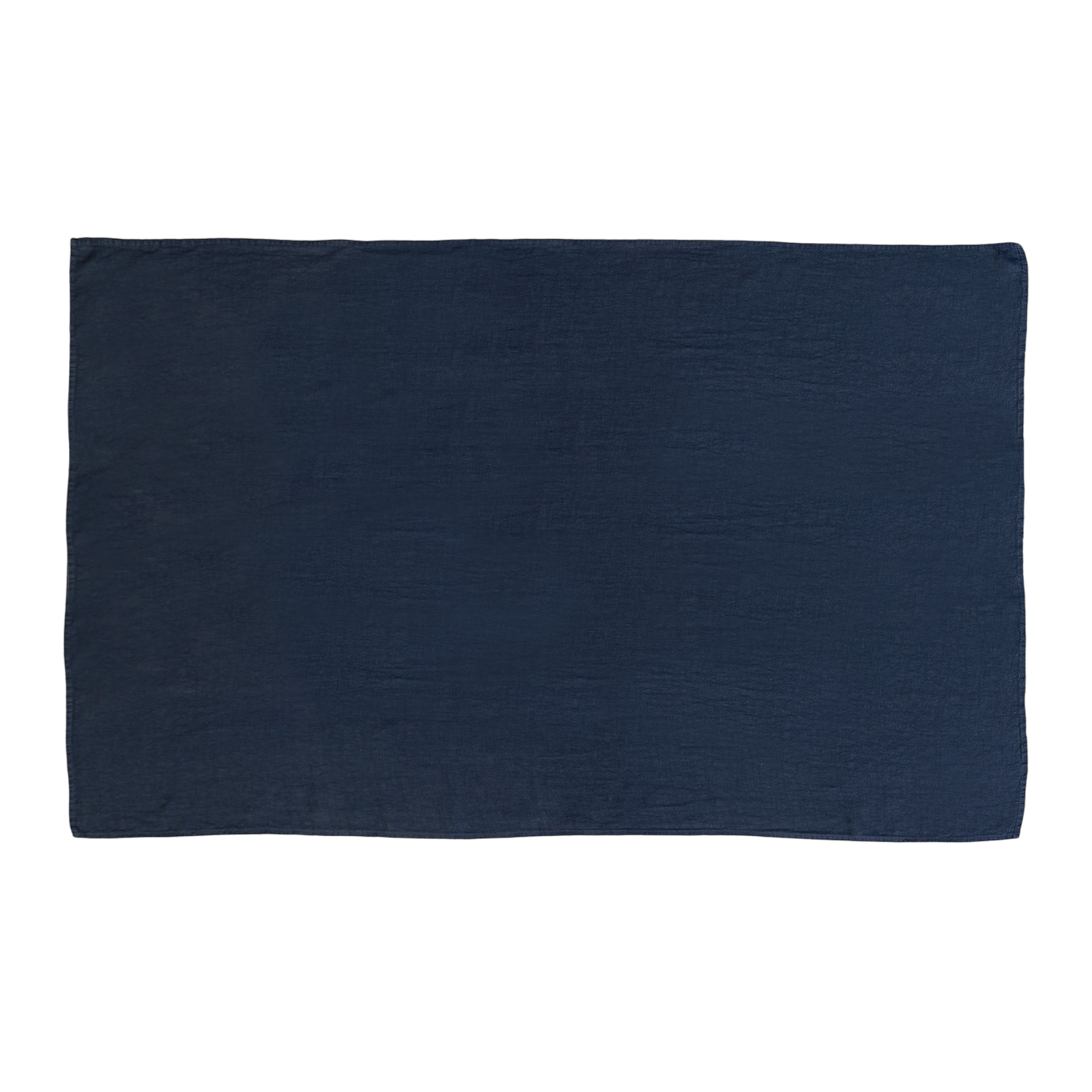 Linus uni, indigo Oberleintuch 170x270 cm
