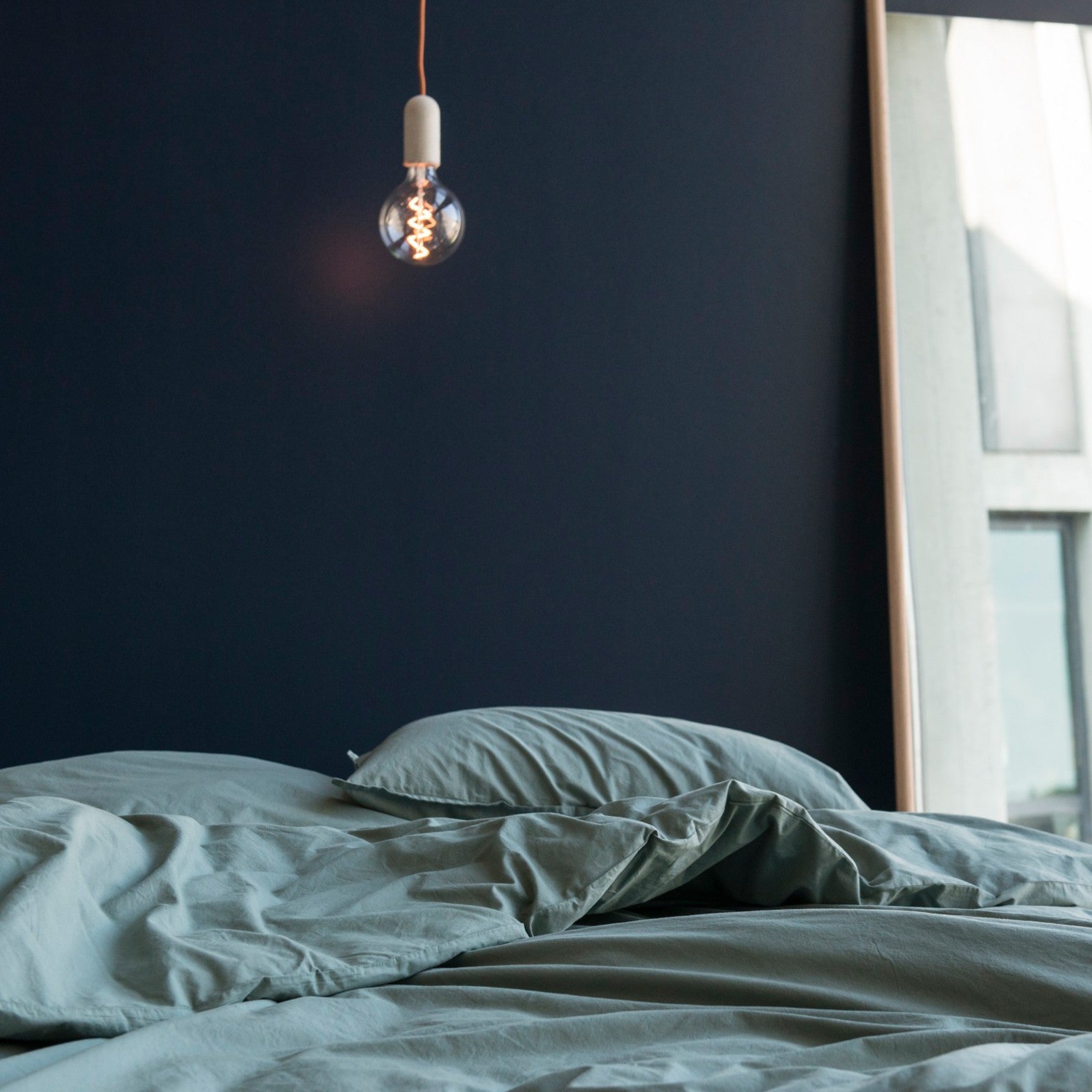 Louise vert épicéa, housse de couette 160x210 cm