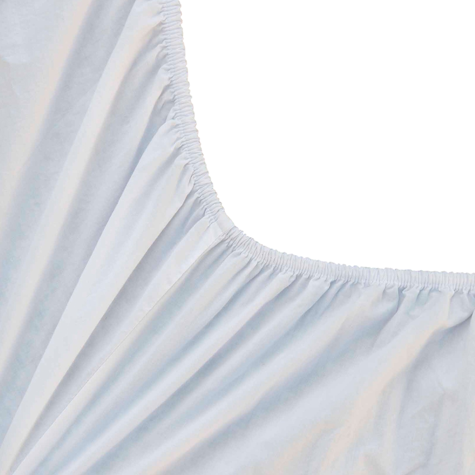 Lakan uni, blanc Drap-housse 160x200+30 cm