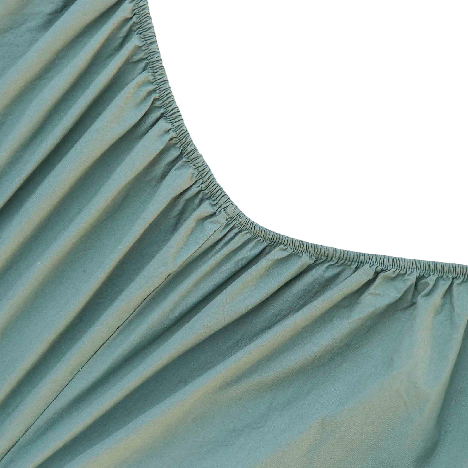 Lakan uni, fichtengrün Fixleintuch 180x200+30 cm